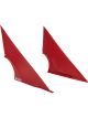 True Performance Fenders Mini-Wedge Pair Red