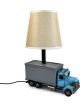 Auto Petit USB LED Lamp Container Truck Blue 21x13x27cm