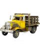Boyle Rustic Farm Truck Metal Collectable Yellow 39x16x18cm