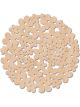 Boyle Wooden Coaster Flowers 10x10x0.3cm