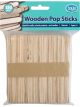 Boyle Craft Wooden Pop Stick Pack 150pcs Natural