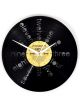 Boyle Yesterday's Vinyl Wall Clock Written Numbers 30cm