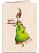 Boyle Wooden Greeting Card Sweet Wishes 11x16cm