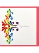 Boyle Quilled Greeting Card Congratulations 15x15cm