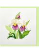 Boyle Quilled Greeting Card Orchid 15x15cm