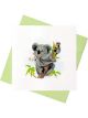 Boyle Quilled Greeting Card Koala New 15x15cm