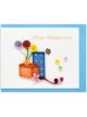 Boyle Quilled Mini Greeting Card Presents 8.5x6.4cm