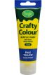 Crafty Colour Acrylic Paint 75ml Pale Yello