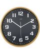 Leni Wood Wall Clock 32cm Black