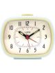 Leni Retro Alarm Clock 9x11x6cm Hint of Mint