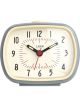 Leni Retro Alarm Clock 9x11x6cm Slate Grey