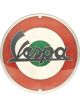 Nostalgic-Art Round Tin Sign Vespa Logo Italian 35x35x0.5cm