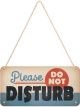 Nostalgic-Art Hanging Sign Do Not Disturb 20x10x0.2cm