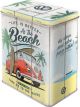 Nostalgic-Art Tin Storage Box VW Bulli Life is Better at the Beach