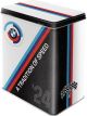 Nostalgic-Art Tin Storage Box BMW Motorsport Tradition Of 10x14x20cm