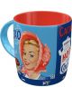 Nostalgic-Art Ceramic Mug Cacao Addicted 9x9x9cm