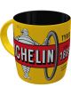 Nostalgic-Art Ceramic Mug Michelin Tyres Bibendum Yellow 9x9x9cm