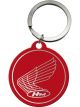 Nostalgic-Art Keyring Round Honda Logo Red 7.5x4x0.3cm