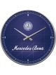 Nostalgic-Art Wall Clock Mercedes-Benz Silver & Blue 30cm
