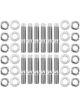 Aeroflow Titanium 6 Point Hex Header Stud Kit Fits Falcon 6 Cyl