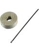 Heatshield Exhaust Wrap 25mm x 10ft w/ Stainless Steel Lock