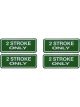 TFI Racing '2 Stroke Only' Decal Set - Small
