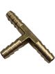 TFI Racing 3-Way Brass Tee Piece 1/4