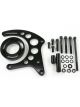 TFI Racing Alternator Bracket High Mount SBC Gilmer LWP Black