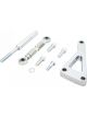 TFI Racing Alternator Bracket Kit Billet Polished Aluminium SBC Lwp