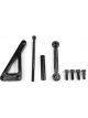 TFI Racing Alternator Bracket Kit Black Aluminium SBC Lwp
