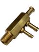 TFI Racing Brass Ford 250 Engine Intake Vacuum Hose Tree - 2 Port