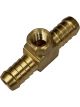 TFI Racing Brass Fuel Pressure Gauge Fitting 12.7mm Hose to 8.4mm NPT