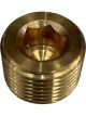 TFI Racing Brass Internal Hex Plug 3/8