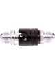 Aeroflow Aluminium Quick Release Fitting -6AN Viton Seal Black