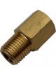 TFI Racing Brass Reducing Hex Adaptor 11.4mm Female to 9.7mm Male BSP