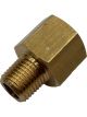 TFI Racing Brass Reducing Hex Adaptor 15mm Female to 13.2mm Male BSP