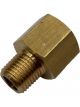 TFI Racing Brass Reducing Hex Adaptor 15mm Female to 9.7mm Male BSP
