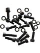 TFI Racing Chevrolet LS1 LS2 LS3 Black Oil Pan Socket Grade 8 Bolt Kit