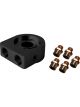 TFI Racing Engine Oil Sandwich Plate Adaptor Kit Black