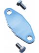 TFI Racing Ford 302-351-400 Cleveland V8 Chrome Fuel Pump Block Off Plate
