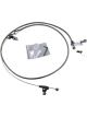TFI Racing Kickdown Assembly Ford C-6 Braided Stainless Outer