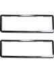 TFI Racing PAIR Chrome Polymer Number Plate Frames Suits 6 Digit Plates