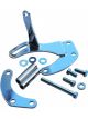 TFI Racing Power Steering Pump Chrome Steel Bracket Kit SBC Swp