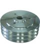 TFI Racing Pulley Crankshaft Triple Groove Swp Polished Alloy BBC 396-454