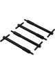TFI Racing Valve Cover Hold Downs Black T-Bars 4-5/8