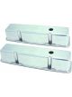 TFI Racing Valve Covers Alloy Chev SB V8 283-400 Tall Smooth Alloy
