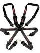 Raceworks Black 6Point Cam Lock Harness