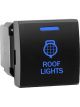 Hulk 4x4 Roof Light Switch Fits Toyota Prado 150 12V Push Button