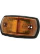 Ignite Led Side Marker Lamp Amber 9-33V Black Base 0.5M Cable
