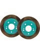 Project Mu Brake Rotors Pair Scr Pure Plus6 Green